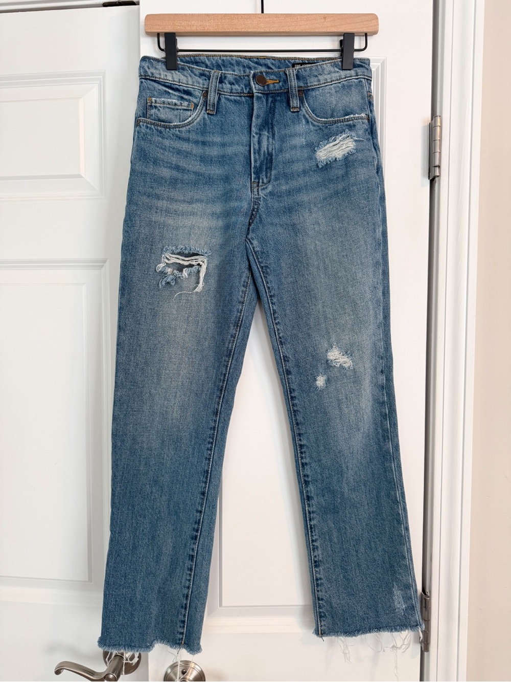 BlankNYC Hi Rise Straight Leg Denim Jean
